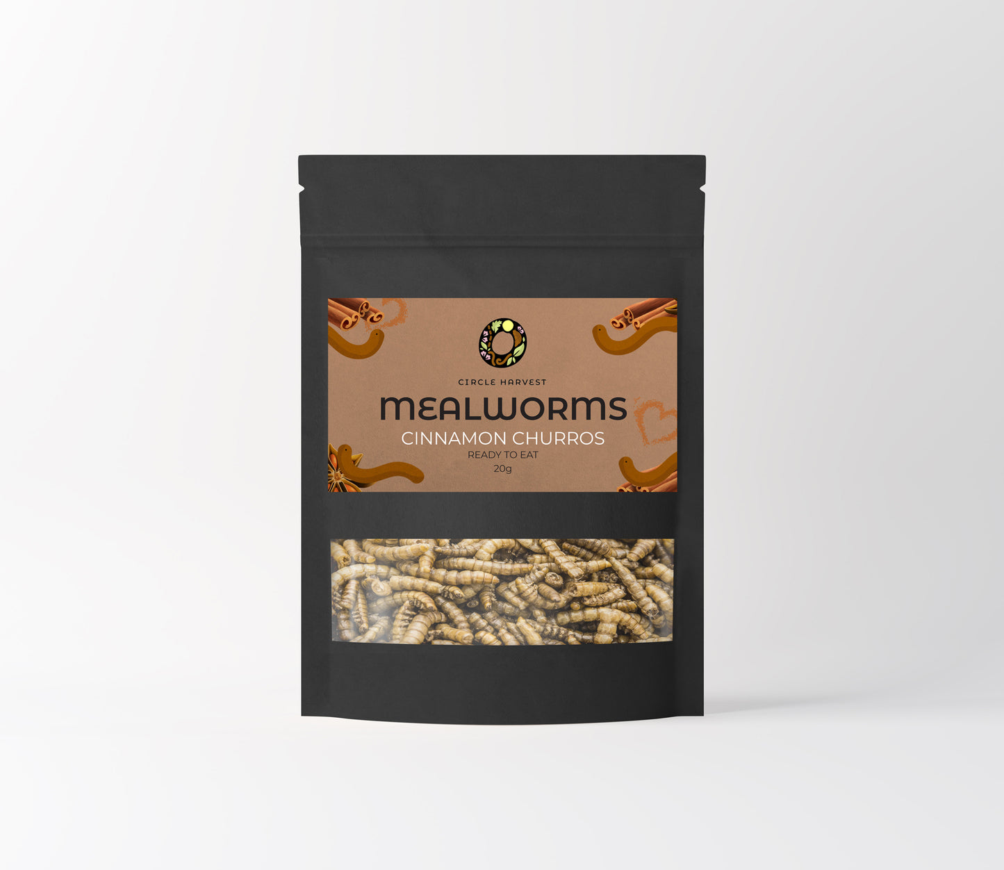 Flavoured Mealworm Snacks 20g